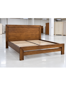 Letto matrimoniale classico noce bassano 183x210x117
