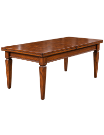 TAVOLO RETTANGOLARE ALLUNGABILE LEGNO TINTA NOCE 180/360X100