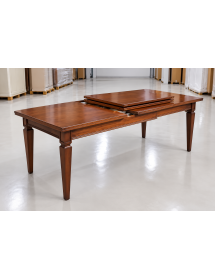 TAVOLO RETTANGOLARE ALLUNGABILE LEGNO TINTA NOCE 180/360X100
