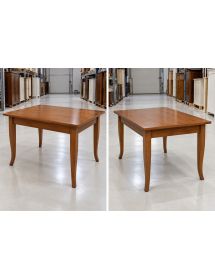 TAVOLO CLASSICO FISSO IN LEGNO TINTA NOCE (120x80) (240)