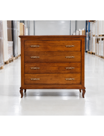 COMO' 4 CASSETTI CLASSICO LEGNO VARI COLORI 121X53X113