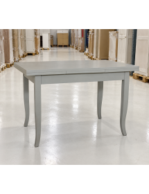 Tavolo rettangolare Allungabile Legno shabby grigio anticato 100x70 120x80 140x80 160x85
