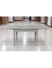 Tavolo rettangolare Allungabile Legno shabby grigio anticato 100x70 120x80 140x80 160x85