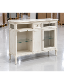 MADIA LIBRERIA IN LEGNO A RIBALTE VARI COLORI L.120 P.38 H.95