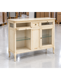 MADIA LIBRERIA IN LEGNO A RIBALTE VARI COLORI L.120 P.38 H.95