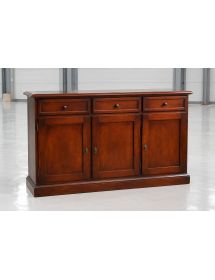 Credenza in ciliegio 3 ante e 3 cassetti 156 cm