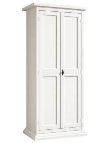 ARMADIETTO SCARPIERA CLASSICA LEGNO BIANCO 77X45X193