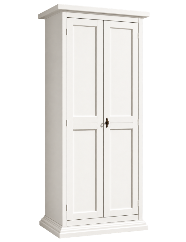 ARMADIETTO SCARPIERA CLASSICA LEGNO BIANCO 77X45X193