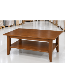 Tavolino da Salotto Rettangolare in Legno - Vari Colori | L.100 P.60 H.45 cm