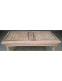 MOBILI 2G -  TAVOLO ALLUNGABILE A SERRANDINA GREZZO L.160 P.90 H.80