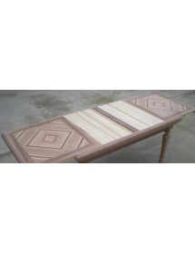 MOBILI 2G -  TAVOLO ALLUNGABILE A SERRANDINA GREZZO L.160 P.90 H.80