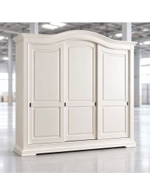 Camera da letto completa classica legno shabby chic bianco