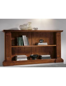 MOBILI 2G - LIBRERIA A GIORNO INTAGLIATA GREZZO L.177 P.40 H.101