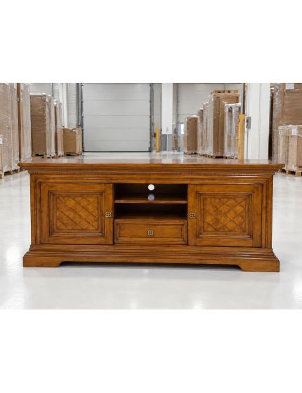 PORTA TV IN LEGNO 2 ANTE SCORREVOLI NOCE BASSANO L.169 P.53 H.75