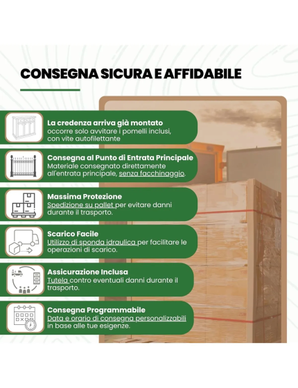 Cristalliera napoletana 3 porte in legno shabby bianco anticato decorato 150x43x208