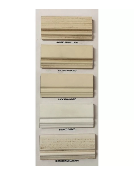 CRISTALLIERA CLASSICA 4 PORTE LEGNO DECORI VARI COLORI 205x42x205