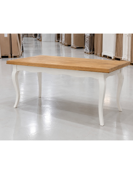 Tavolo classico allungabile legno bicolore 100x70 120x80 140x80 160x85