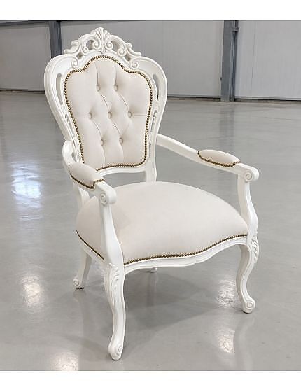Capotavola shabby legno avorio anticato capitoneè  ecopelle bianca 60x55x110