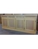 MOBILI 2G -  MADIA CREDENZA IN LEGNO GREZZA 4 ANTE L.205 P.42 H.86