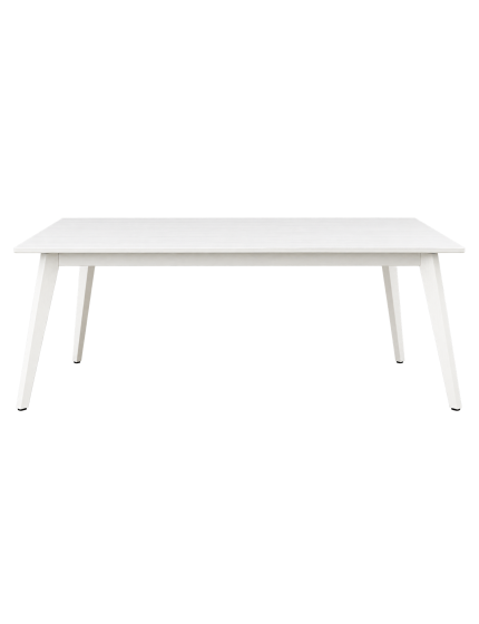 TAVOLO ALLUNGABILE IN ABETE SPAZZOLATO LACCATO BIANCO 160X85 (820)