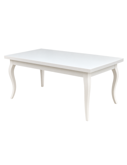 Tavolo Classico Allungabile Legno Bianco 100x70 120x80 140x80 160x85
