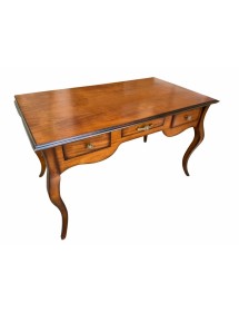 MOBILI 2G - Scrivania in legno 3 cassetti finitura elite l.130 x p.75 h.80