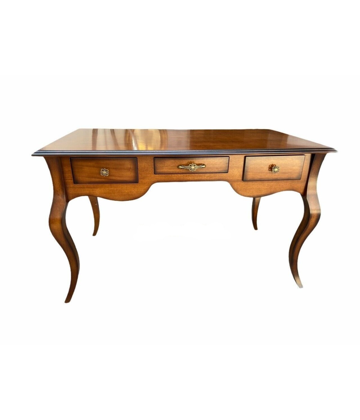 MOBILI 2G - Scrivania in legno 3 cassetti finitura elite 150x75x80