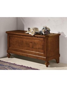 CASSAPANCA IN LEGNO GREZZA L.120 P.45 H.59 (956)
