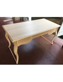 MOBILI 2G -  SCRITTOIO 3 CASSETTI SAGOMATO GREZZO L.150 P.75 H.80