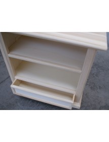 MOBILI 2G - PORTA TV IN LEGNO 1 CASSETTO GREZZO L.85 P.47 H.79