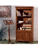 MOBILI 2G - LIBRERIA 3 VANI A GIORNO 2 PORTE LEGNO MASSELLO L.100 P.40 H.194