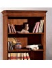 MOBILI 2G - LIBRERIA 3 VANI A GIORNO 2 PORTE LEGNO MASSELLO L.100 P.40 H.194