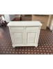 MOBILI 2G - CREDENZA NAPOLETANA LACCATO BIANCO INVECCHIATO CON DECORI