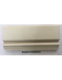 MADIA CREDENZA IN LEGNO 3 ANTE AVORIO PATINATO 156 P.42 H.85