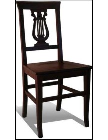 MOBILI 2G - Set tavolo 80X80 legno allungabile quadrato con 4 sedie legno seduta legno vista frontale