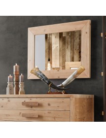 MOBILI 2G - CASSETTIERA CORTINA 4 CASSETTI IN LEGNO MASSELLO DI ABETE