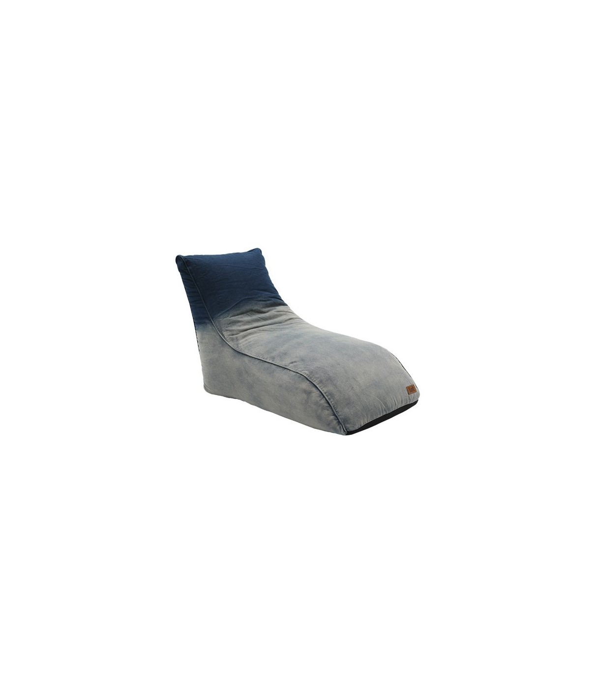 01 POLTRONA IN TESSUTO  DENIM SLAVATO MISURE L.140 H.73 P.72
