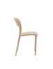 MOBILI 2G - SET 4 SEDIE IN POLIPROPILENE BEIGE IMPILABILE