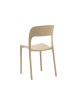 MOBILI 2G - SET 4 SEDIE IN POLIPROPILENE BEIGE IMPILABILE