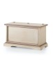MOBILI 2G - CASSAPANCA IN LEGNO AVORIO E ROSA L.100 x P.43 H.57