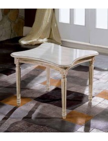 DIVANETTO PANCA IMBOTTITA SHABBY LEGNO CON INTAGLI