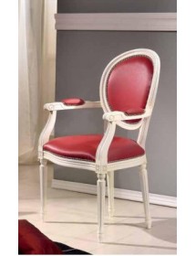 Capotavola shabby chic legno bianco imbottito ecopelle 57x59x98