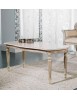 MOBILI 2G - TAVOLINO SHABBY DA SALOTTO IN LEGNO INTAGLIATO CON FREGI