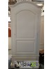 MOBILI 2G - ARMADIO ARTE POVERA 1 PORTA LEGNO SHABBY BIANCO 96x56x196H vista frontale