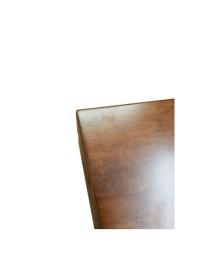 MOBILI 2G - Tavolo rettangolare allungabile legno classico Noce Arte Povera 130 X 85 VISTA PIANO