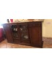MOBILI 2G - MADIA CREDENZA 4 PORTE LEGNO TINTA NOCE L.205 P.49 H.113 VISTA FRONTALE