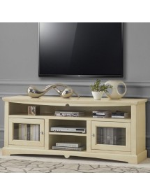 MOBILI 2G - MOBILE PORTA TV GOCCIA 170*46*69H, LEGNO, COLORE AVORIO