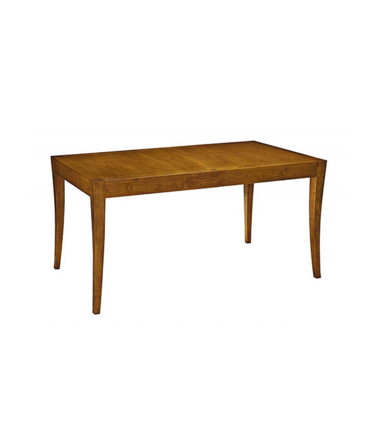 MOBILI 2G - TAVOLO ALLUNGABILE IN LEGNO MASSELLO DI NOCE L.140 P.90 H.78