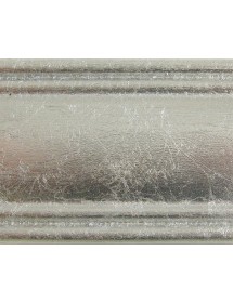 Vetrina Angolare Shabby Chic in Legno Massello 1 Porta - Colorata, Oro o Argento | L.76 P.76 H.215