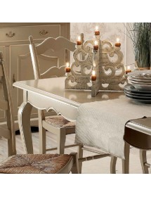 TAVOLO ALLUNGABILE GAMBE A SPILLO LEGNO VARI COLORI L.160 P.90 H.78